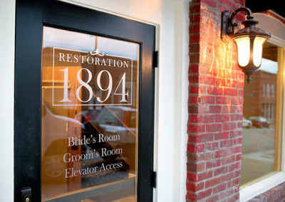 Private Entrance to Bride and Groom Rooms - Restoration 1894